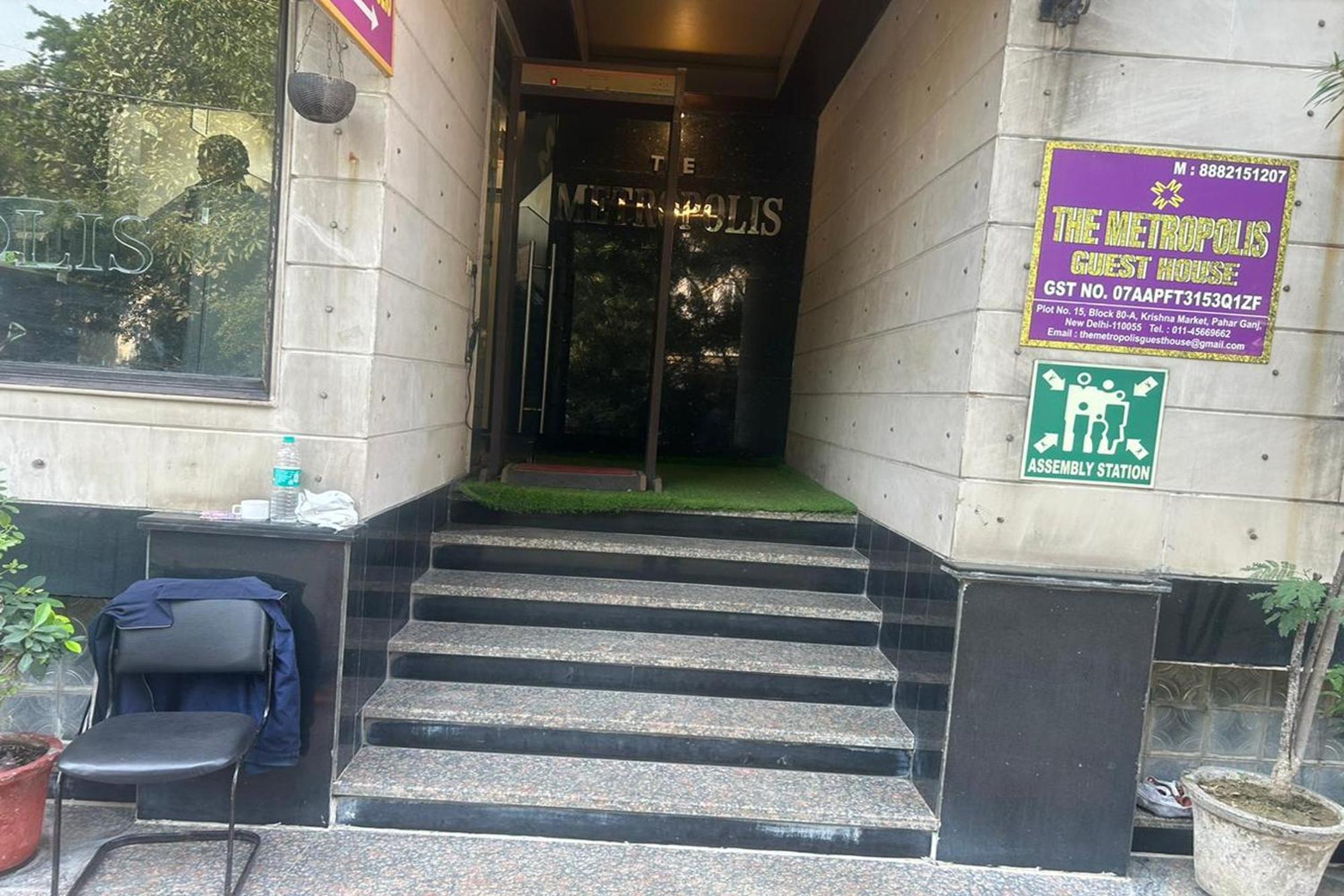 The Metropolis Guest House Near Rk Ashram Metro Station Nowe Delhi Zewnętrze zdjęcie